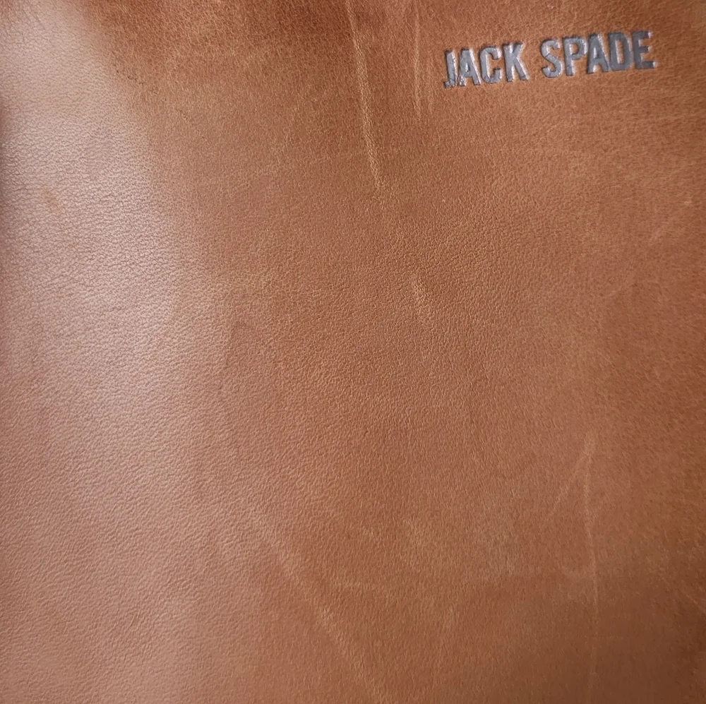 Jack Spade Fulton Leather Darrow Briefcase Laptop Bag